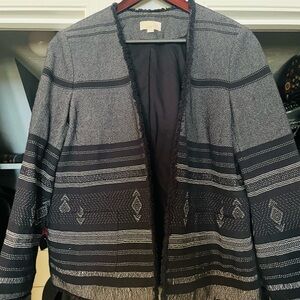 LOFT Black and Gray Women's Jacket